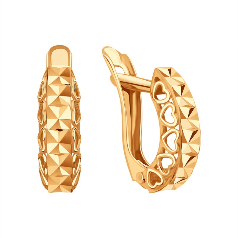 Серьги из золота 585 пробы