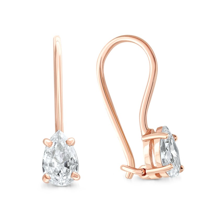 Серьги детские из золота 585 пробы