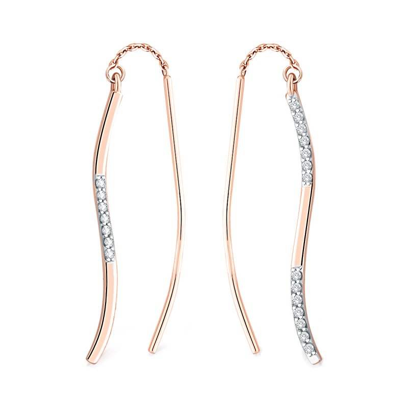 Серьги из золота 585 пробы