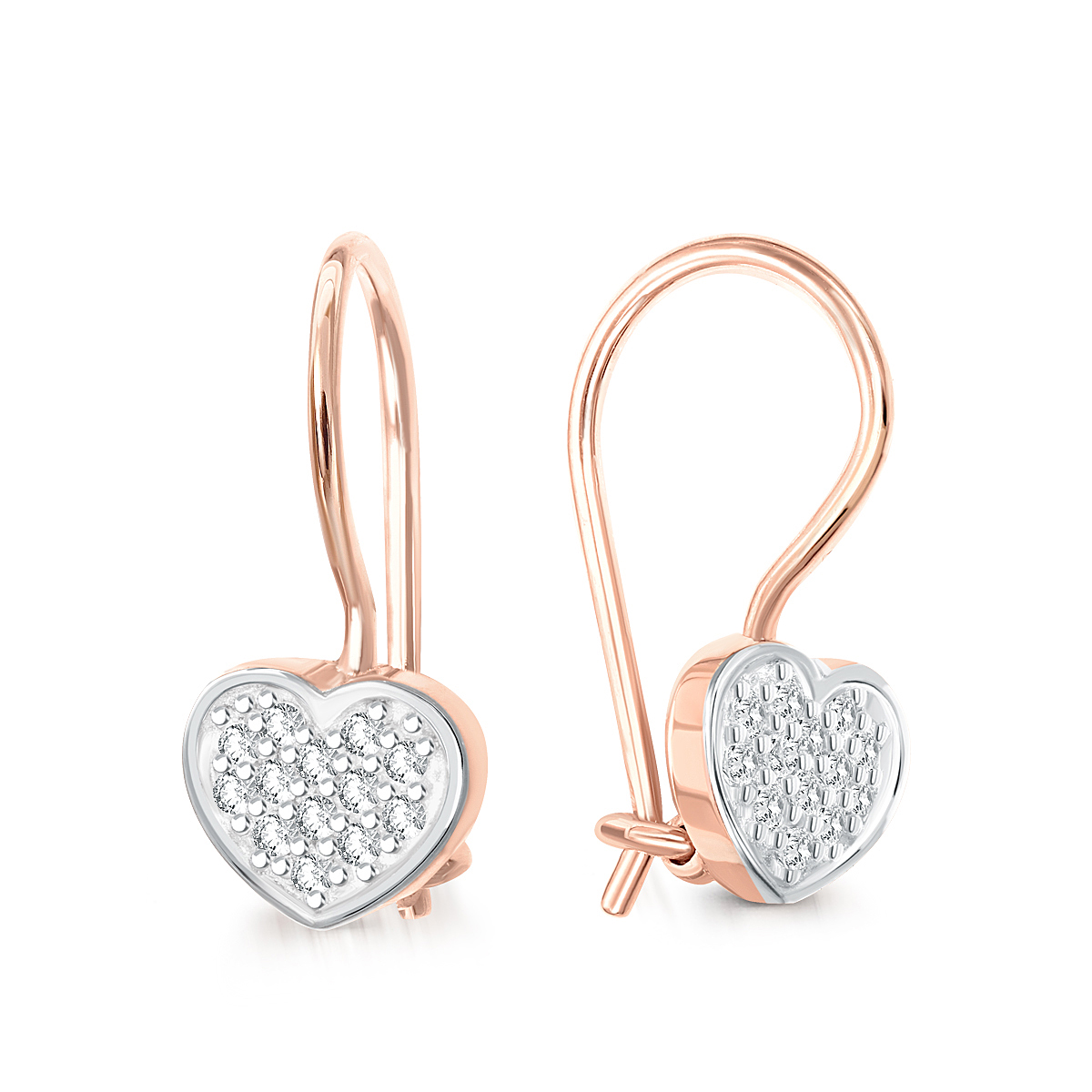 Серьги детские из золота 585 пробы