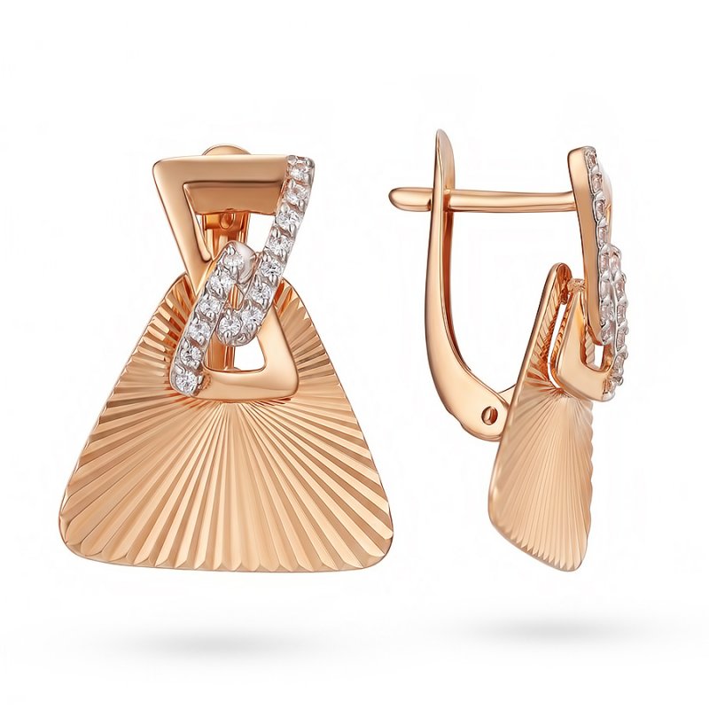 Серьги из золота 585 пробы