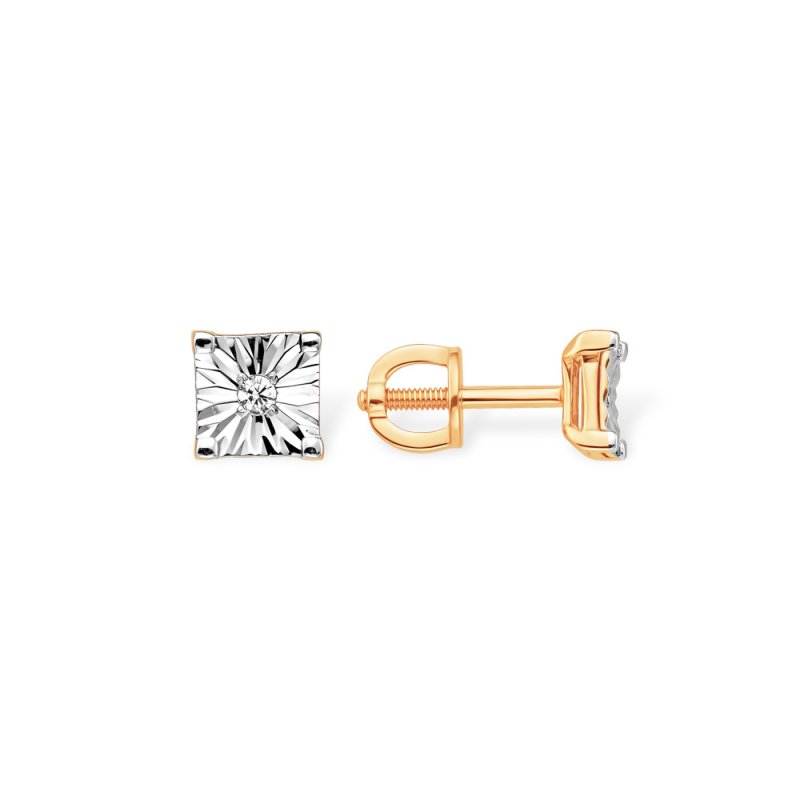Серьги золотые 585 пробы