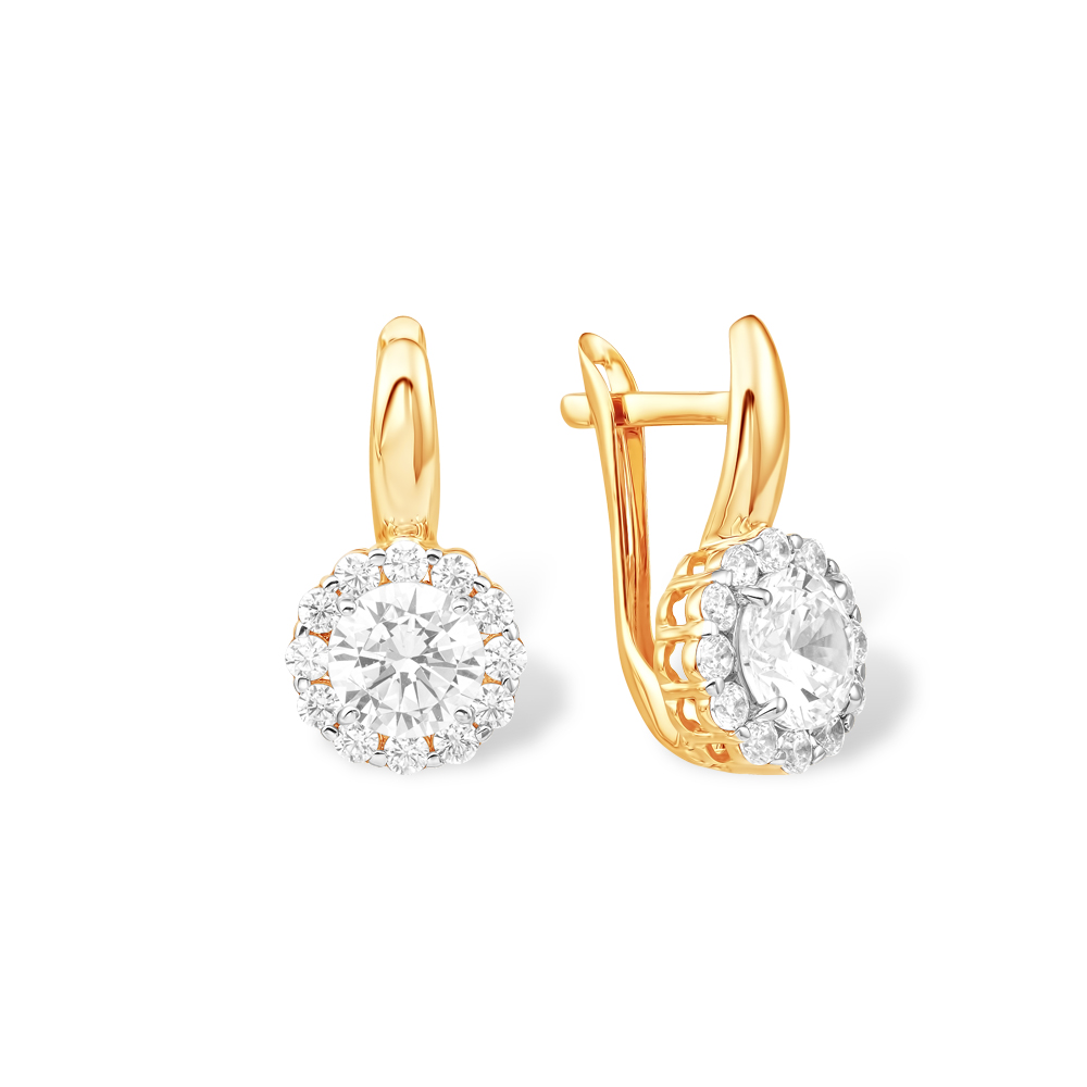 Серьги из золота 585 пробы