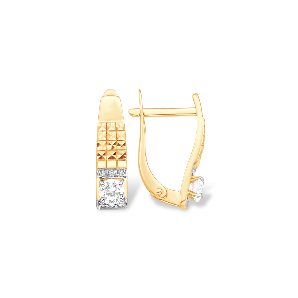 Серьги из золота 585 пробы