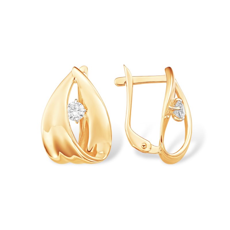 Серьги золотые 585 пробы