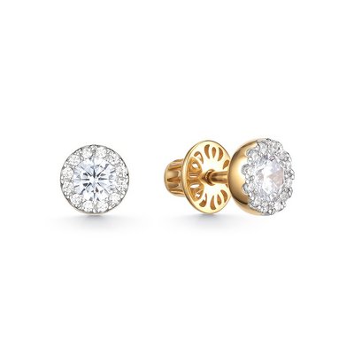 Серьги золотые 585 пробы