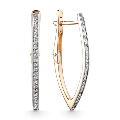 Серьг золотые 585 пробы
