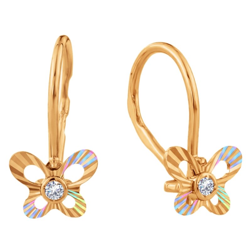 Серьги из золота 585 пробы