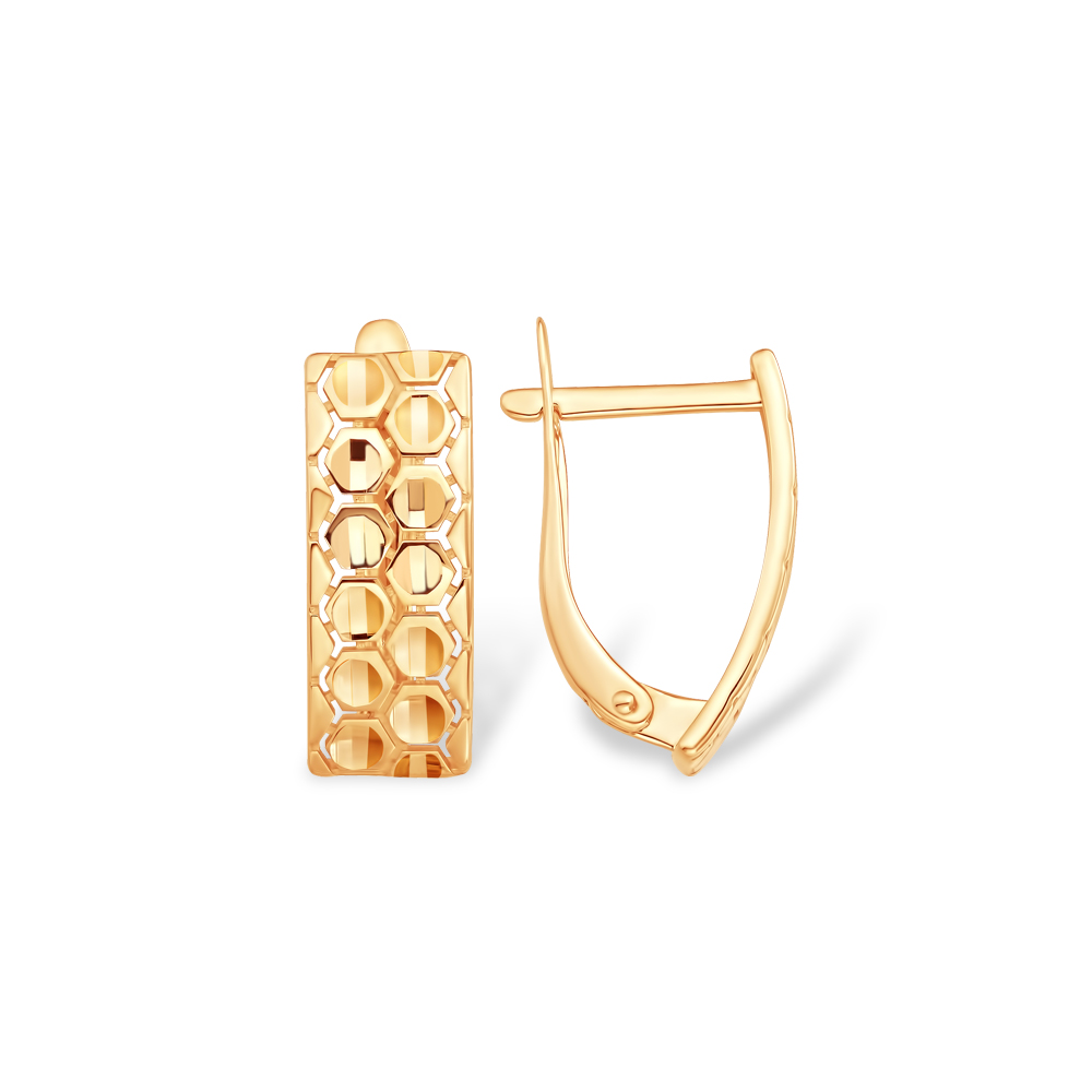 Серьги из золота 585 пробы