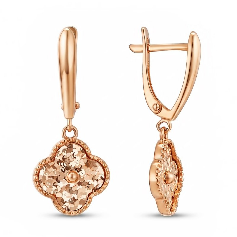 Серьги золотые 585 пробы