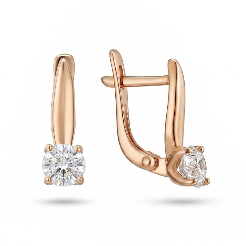 Серьги золотые 585 пробы