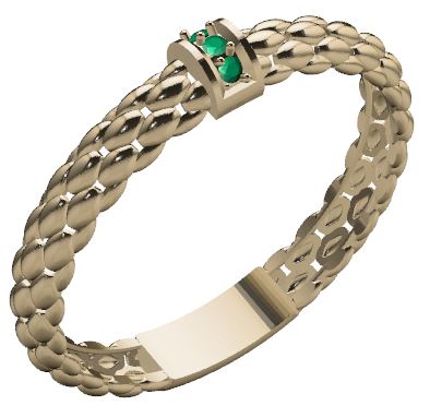 Серьги из золота 585 пробы
